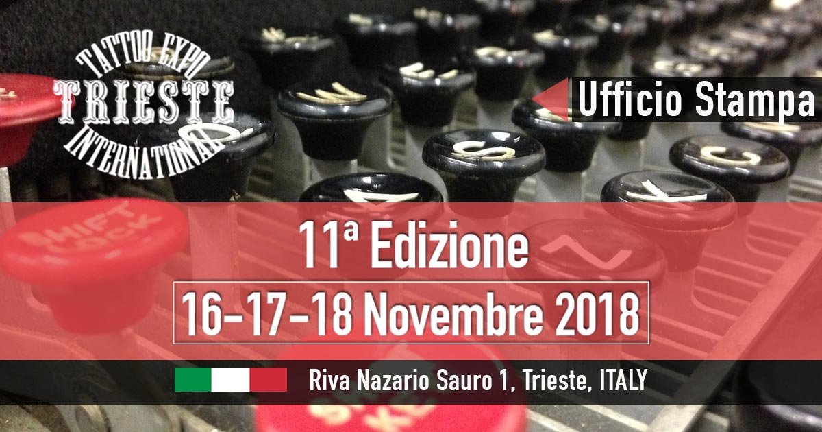 Contatti - Trieste Tattoo Expo 2018 - Ufficio Stampa